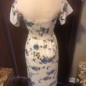 Long off shoulder dress! Size M